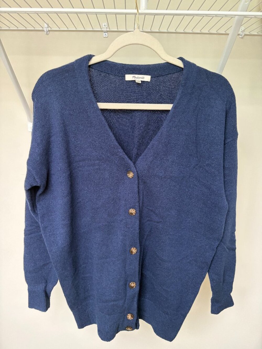 Madewell Merino Wool Blend Open Front Cardigan Sweater XXS